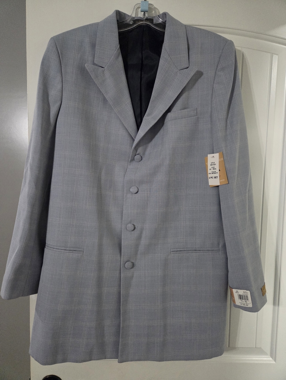 STEVE HARVEY Boy's Gray Suit Suit